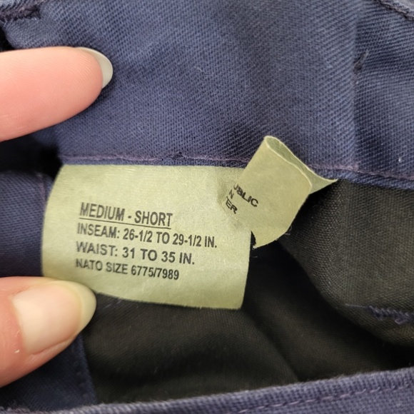 Vintage Propper military cargo pants combat navy pockets - Picture 10 of 13